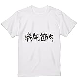 [igsticker] プリント Tシャツ メンズ L size サイズ クルーネック 白 ホワイト 015250 端午の節句 子供の日