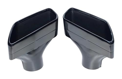 Silenciadores G30 G31 en acero inoxidable 304 rectangular negro de alta gama
