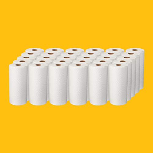 AmazonCommercial Adapt-a-Size Kitchen Paper Towels, 140 Towels per Roll, 30 Rolls