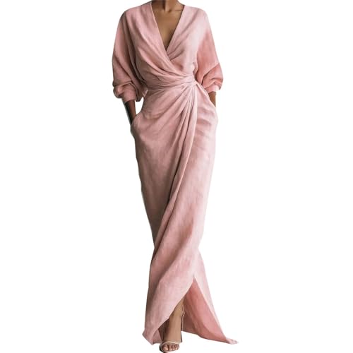 Robe de soirée élégante à col en V pour vos cocktails et grands événements