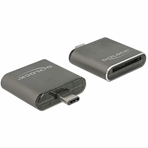 Delock Lettore Di Schede A Slot Singolo Usb Sdhc/Sdxc Uhs-Ii/Mmc Usb Type-C ™
