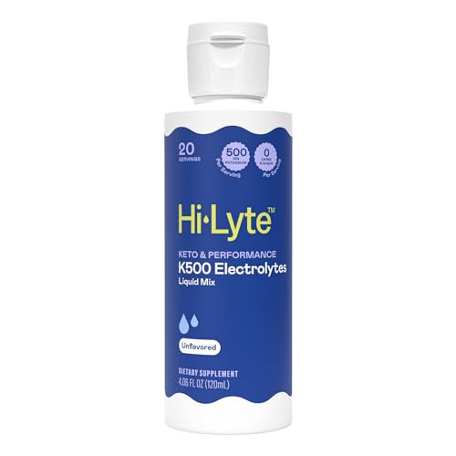 Image of Hi-Lyte K500 Keto Electrolytes Liquid Drops Unflavored, 20 Servings