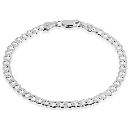 QUADRI - Elegante Bracciale in Argento 925 con Catena Modello