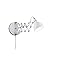 Reality Leuchten R20321006 Scissor A to E, Wall Lamp, Metal, E14