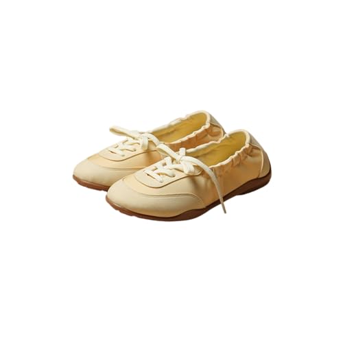 Image of Theater Kai Casual Sneakers in Suede for Women | Stylish Flat Lace-Up Shoes | Lightweight Comfortable Footwear with Cushioned Insole