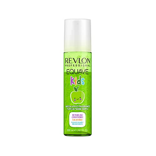 Revlon Professional Equave Kids, Enfant, Soin Spray Démêlant Pomme sans Rinçage (200 ml), Nourrit & Protège les Cheveux , Sans Paraben, Sans Sulfate