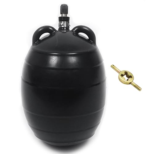 4 Inch Inflatable Pipe Plug, Water Shut Off Airbag for Drain & Sewer Lines - Reusable Rubber Test Ball, Temporary Water Blocker for Pipe Repair, Closed Water Testing & Maintenance