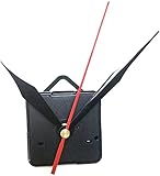  U-M PULABO Mouvement d\'horloge Murale mécanisme à Quartz Montre de Remplacement Outil de réparation de Bricolage Fournitures d\'horlogerie Noir Professional Design