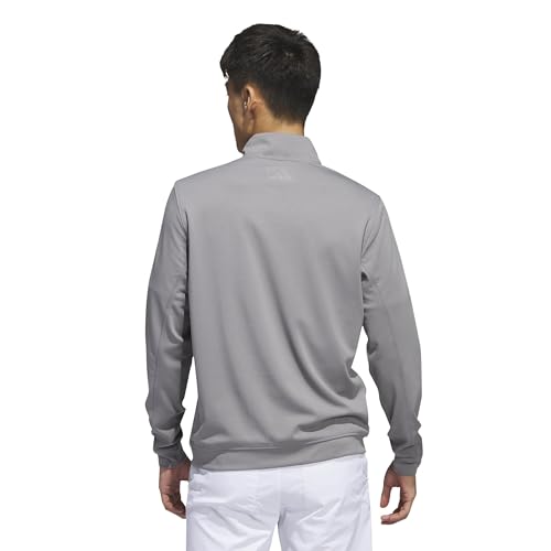 adidas Men's Elevated Quarter Zip Golf Pullover2