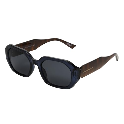 French Connection Women's Blossom Geo Sunglasses, Navy, 55mm