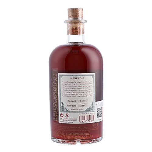 Monkey 47 Schwarzwald Sloe Gin - Ultra Premium Sloe Gin mit feiner Fruchtnote - 1x 0,5 L | 500 ml (1er pack) – Bild 2