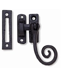 Black Antique Curly Window Fastener Reversible