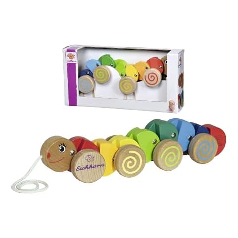 Eichhorn 32 cm Beech Wood Caterpillar Toy Cover