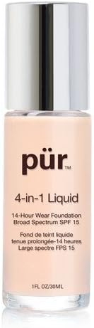 PUR Cosmetics 4-in-1 Liquid Foundation, Light, 1 Fl Oz
