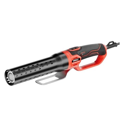 Shall Accendini per carbonella1850 W, Pistola ad Aria Calda, Arriva a 1100 ℉, riscaldato Senza Sostanze chimiche, per Fumatori di Barbecue, accendini per Grill, caminetti a Legna e bracieri
