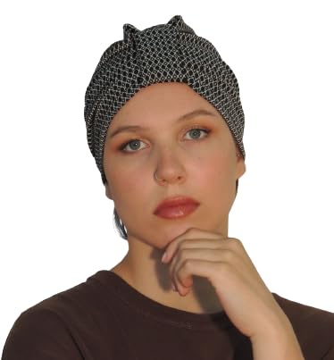 Turban emblématique B-2008 GEOMETRICO, l'excellence du motif graphique