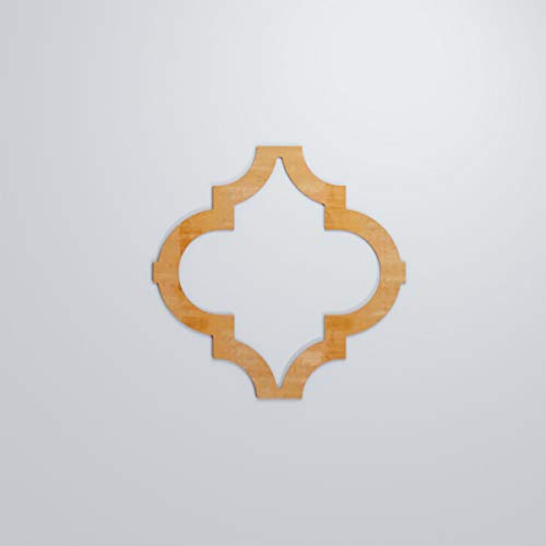Image of Marrakesh Decorative Fretwork Wood Wall Panels, Large, 23 3 /8 inch W x 23 3 /8 inch H x 1 /4 inch T, Alder