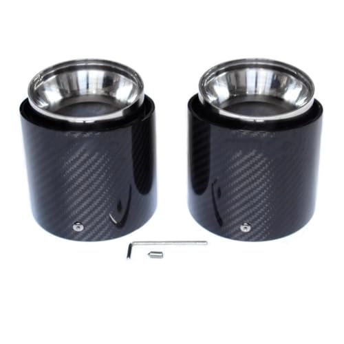 Silenciador de escape de carbono para Mini Cooper R56 F56 R60 3