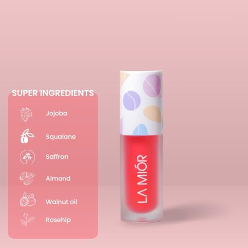 LAMIOR Ph Adaptive Glossy Lip Tint - Strawberry Punk | Colour Changing Ph Tint, Long-Lasting, Stain With Jojoba & Almond Oils, Non-Sticky High Shine Formula For Healing Chapped... - Image 6