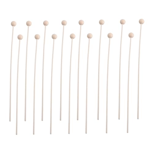 PRETYZOOM 15stücke Holzperlen-diffusorstäbe Für Aroma-diffusoren Duftstäbe Aus Holz Für Innen Parfüm-diffusorstäbe