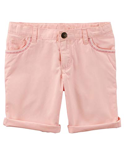 Short en twill brodé rose Carter's pour fillette taille 5 ans