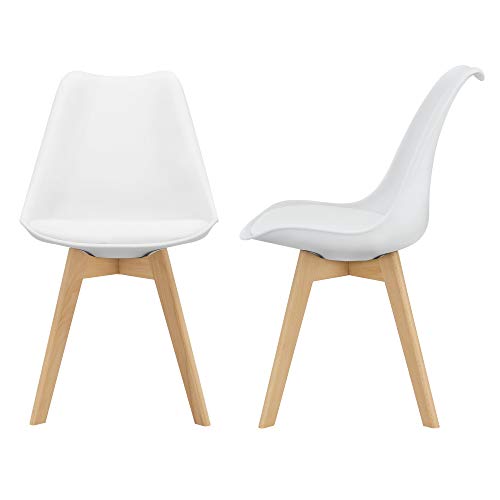 Sillas Comedor Cuero Sintetico Marca [en.casa]