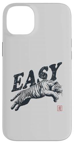Easy Tiger ヴィンテージアンティークレトログラフィックアート スマホケース iPhone 14 Plus 用