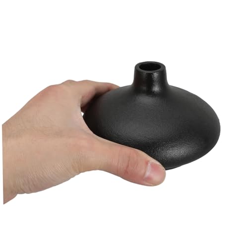 Vase rétro céramique compact pour végétaliser un petit espace