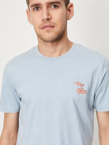 Image of Max Men's Printed Slim Fit T-Shirt