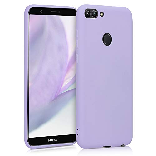 kwmobile Custodia Compatibile con Huawei Enjoy 7S / P Smart (2017) Cover - Back Case per Smartphone in Silicone TPU - Protezione Gommata - lavanda