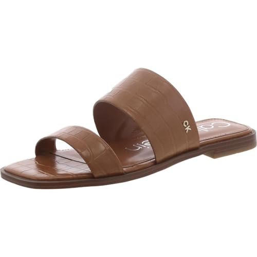 Calvin Klein Mellac sandale plate femme au design épuré et finitions haut de gamme