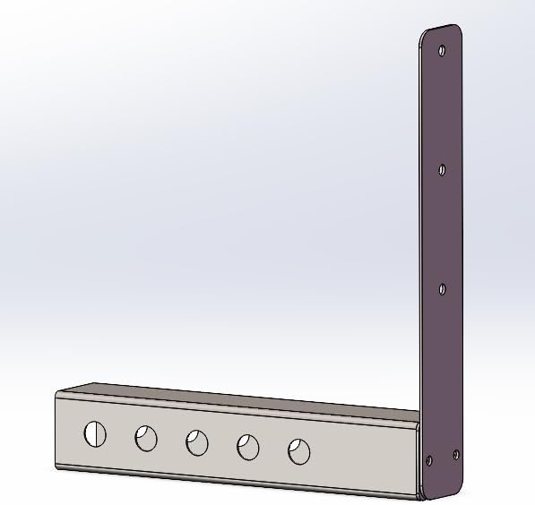 Slow Moving Vehicle Sign Mount Bracket, Utv Slow Moving Vehicle Sign Bracket, Easy Installation with 2-Inch Receiver, 6-Inch Bolt Spacing