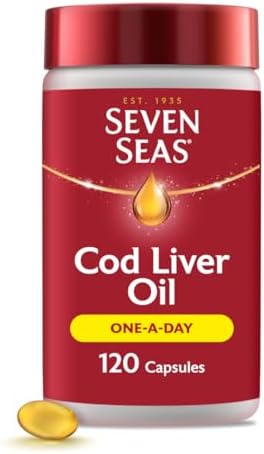 Seven Seas Pure Cod Liver Oil 120 capsules