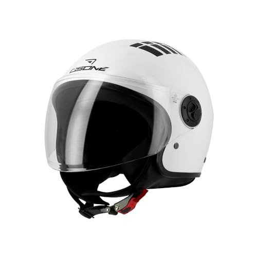 Casco jet S707 Citizen blanco S con pantalla antirrayas y cierre micrométrico