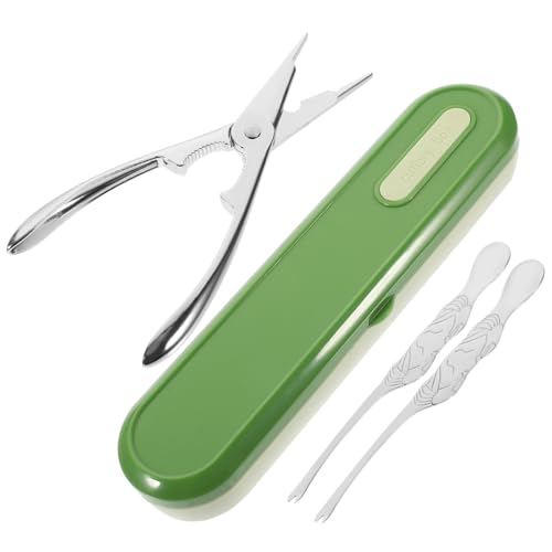 VERDANVERSE Set Ustensiles Acier Inoxydable pour Fruits de Mer Pinces et Métalliques pour Décortiquer Crabes et Homards Outils Anti-Corrosion pour Repas de Fruits de Mer Famille