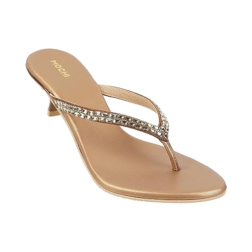 Image of Mochi Women Kitten Heel Fashion Sandal