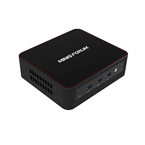Mini PC Expandable RAM 8GB DDR3L 1600 SODIMM 128GB SSD Core i3-5005U Processor Desktop Computer with USB-C/HDMI/Mini DP Port,3xUSB 3.0 2X Ethernet Port Support Linux,Chromium OS