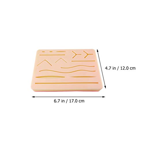 Kit de treinamento de sutura ULTECHVO reutilizável de silicone para sutura para treinamento de sutur