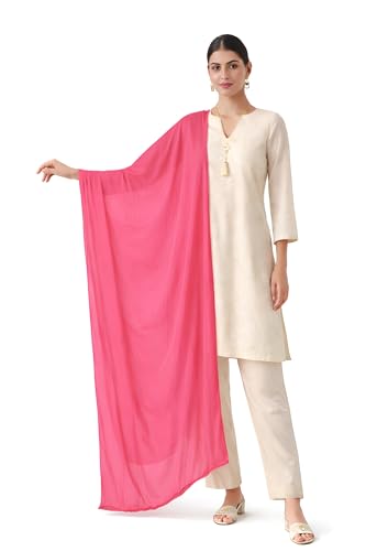 Image of MYRAH Chiffon Solid Casual Daily Use Dupatta For Women's & Girls Length - 2.50 Meter