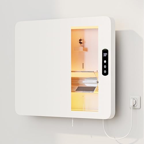 FRANREADER Emisor Térmico Bajo Consumo con Mando/App, Funcionamiento Silencioso, Seguridad Anticalentamiento, Temporizador 24h, Display LCD Temperatura