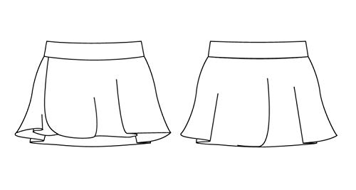 Mirella Girl's Georgette Mock Wrap Dance Skirt Buttercup Small #TOP2