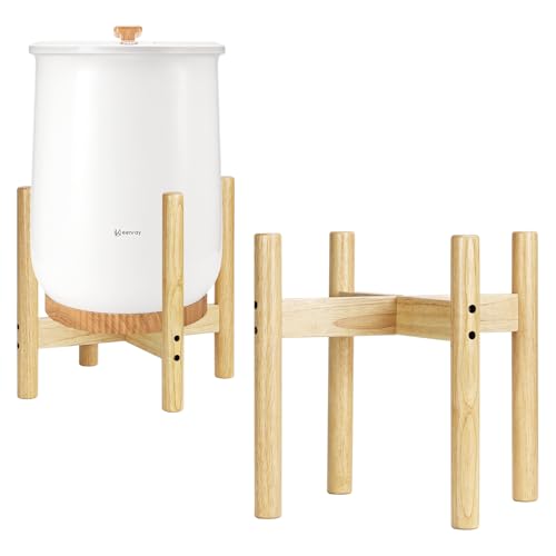 Keenray Wooden Adjustable Stand for Towel Warmers, Solid Wood Stand to Fit Different Sized Towel...