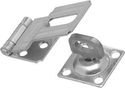 Image of National Hardware N348-854 4-1 /2 Stainless Steel Swivel Staple Safety Hasp, No Color