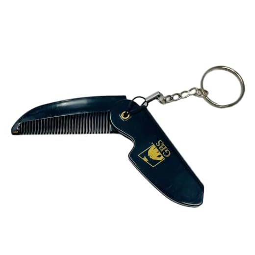 G.B.S Folding Comb-FCT Handmade Pocket Clip Comb for Men or Women Hair Daily Base, Travel, Gym, Office Tortoise Comb Stylish 100mm Fine tooth Birthday Gift Father's Day