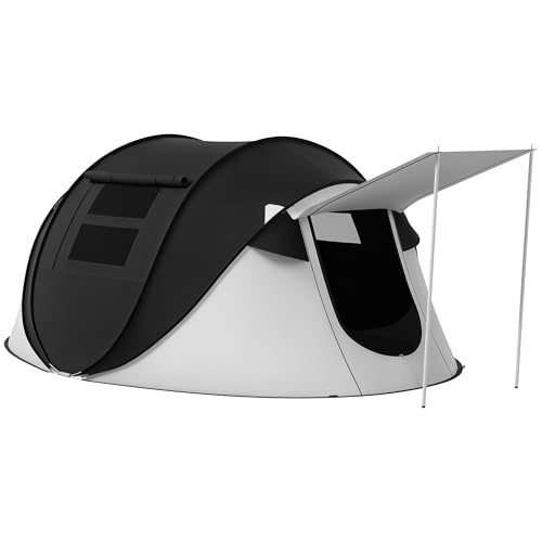 Carpa de Camping Outsunny para 3 Personas