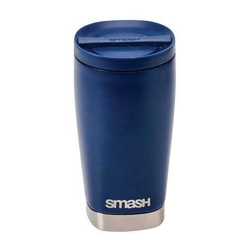Smash Stainless Steel Twist & Lock Travel Coffee Mug 355ml/ 12 fl oz Navy