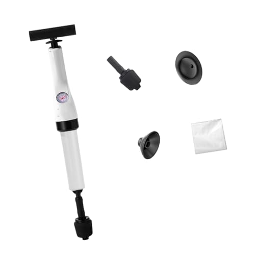 Desatascador de Inodoro con Presión de Aire Alta, Pistón con 3/5 Boquillas para Atascos en Fregaderos, Bañeras y Tuberías miniatura 7