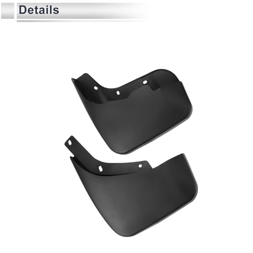 Image of X AUTOHAUX 1set Front and Rear Mud Flaps Splash Guards Mud Guards for Audi Q7 2006-2015 W /Mount Accessories