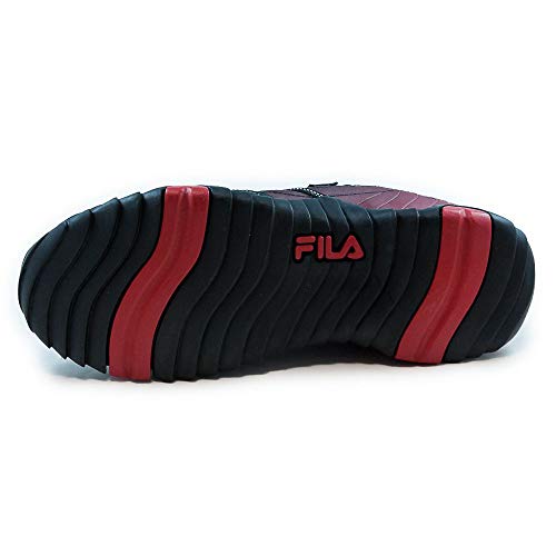 Fila Slant Summer 2.0, Tênis Masculino, Preto/Vermelho, 44