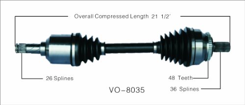 SurTrack VO-8035 CV Axle Shaft by SurTrack - Image 2